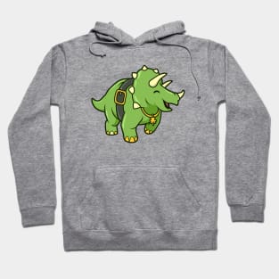 Triceratops Leprechaun - St Patricks Triceratops Hoodie